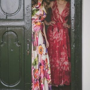 Halston Heritage Pink Dress